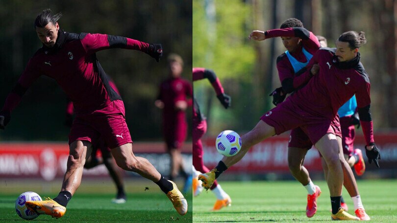Ibrahimovic, che numeri in allenamento!
