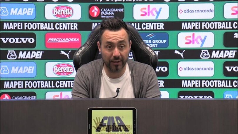De Zerbi: "Gli esclusI? Noi abbiamo fatto una scelta"