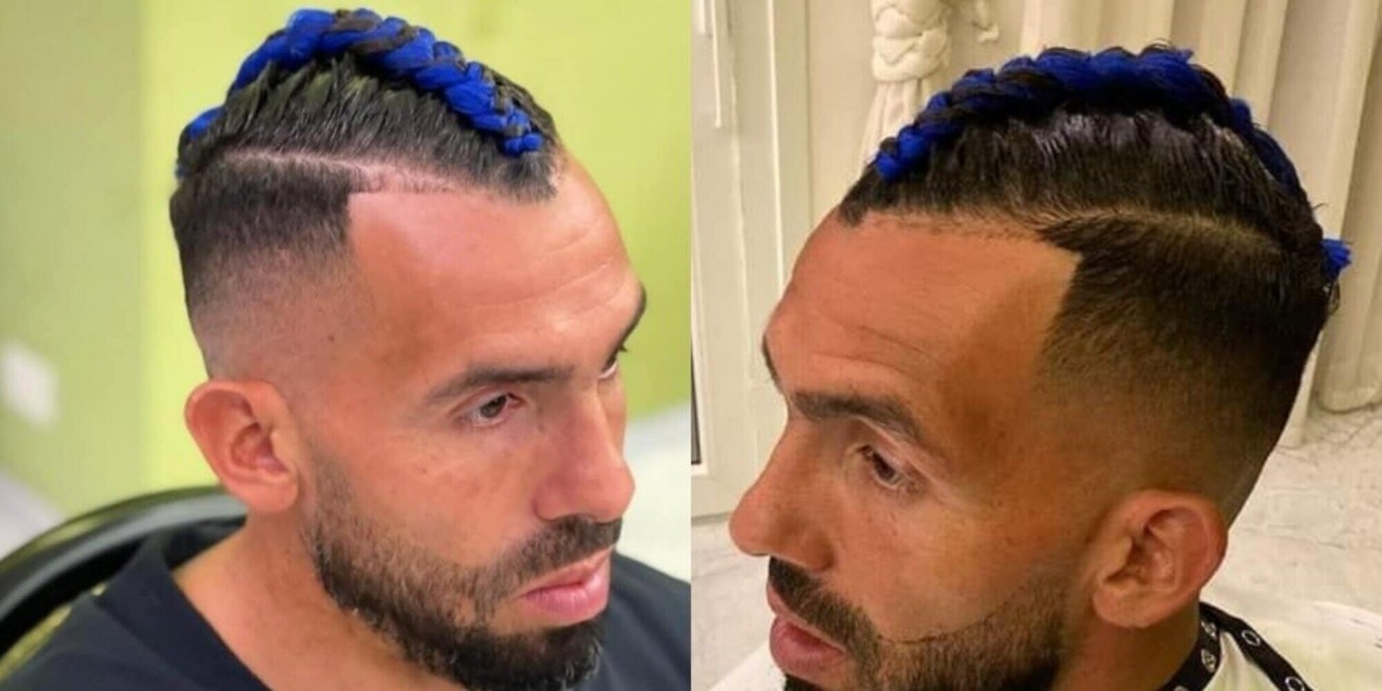 Tevez, il nuovo look fa discutere: "Sembra un Avatar"