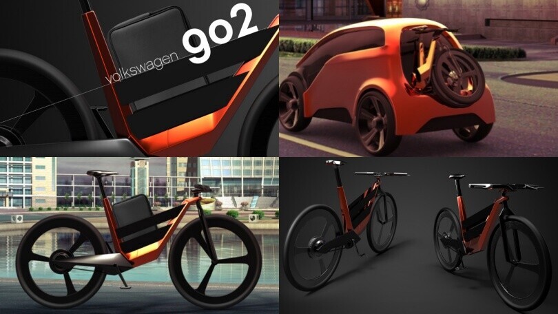 Volkswagen go2: un concept unisce auto ed e-bike