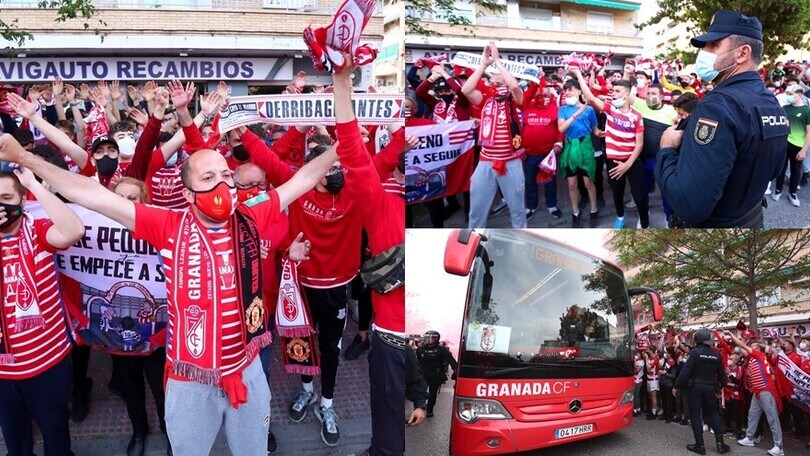 Granada, clamoroso assembramento prima della sfida con lo United