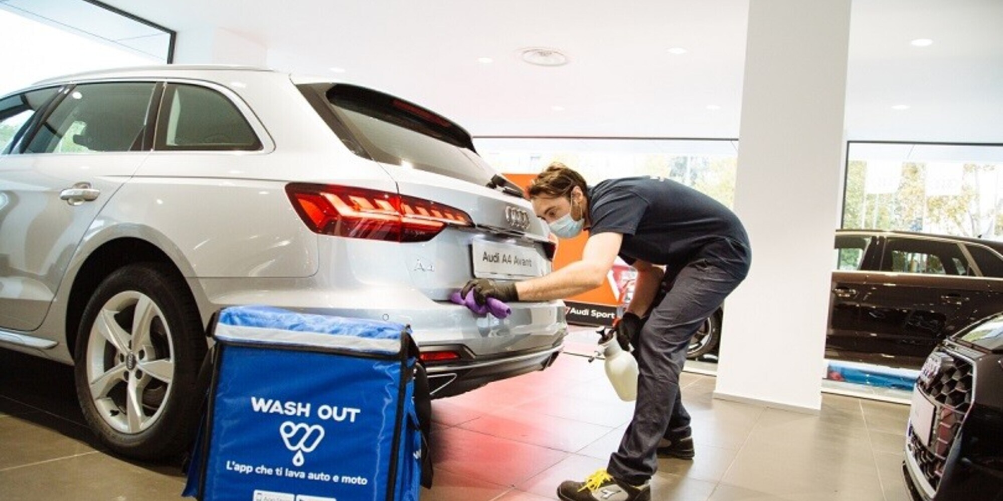 Wash Out, con un'app ti fai lavare l'auto a domicilio