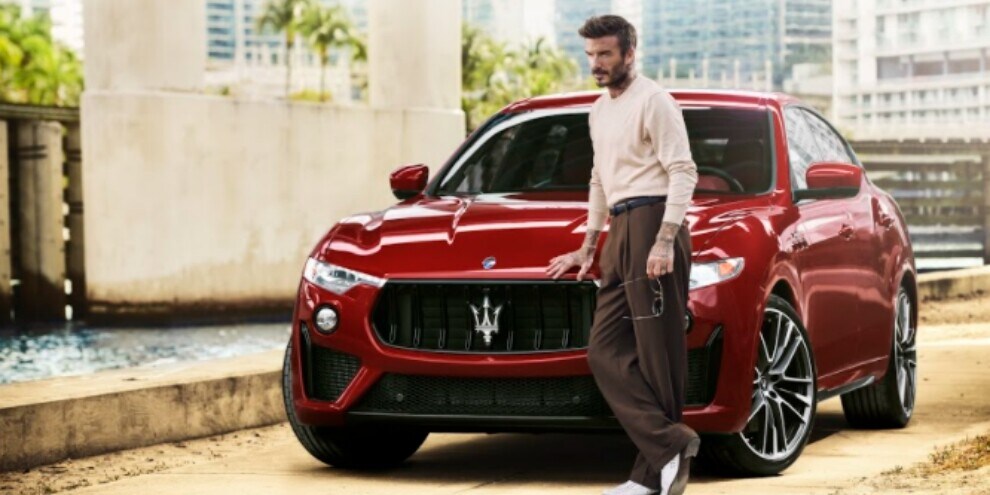 Maserati, David Beckham è il nuovo volto del Marchio