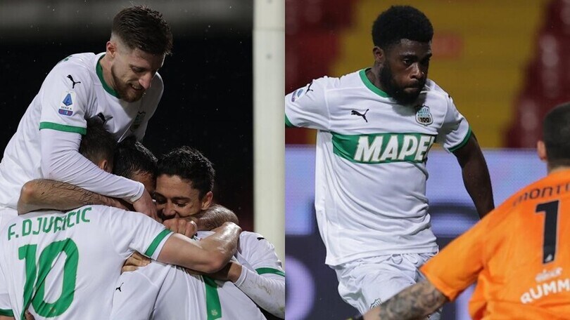 Benevento-Sassuolo, un autogol di Barba regala la vittoria a De Zerbi
