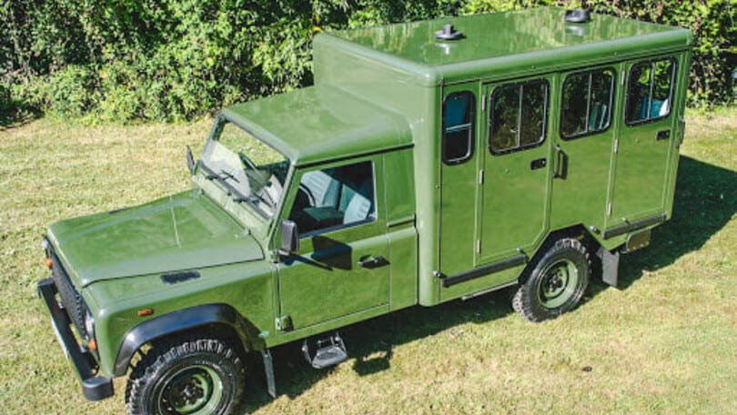 Land Rover Defender 130 Gun Bus per i funerali del Principe Filippo