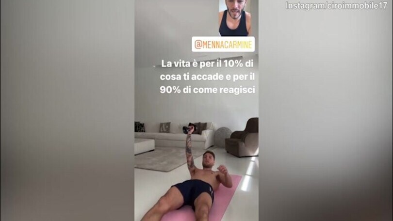 Lazio, Immobile sudore e fatica in vista del Benevento