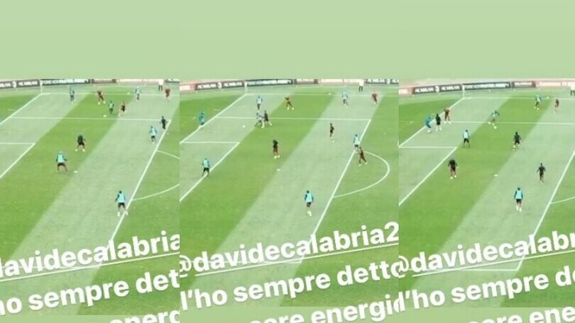 Donnarumma "umilia" Calabria durante la partitella