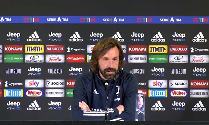 Pirlo: "Cristiano Ronaldo non sarà della partita"