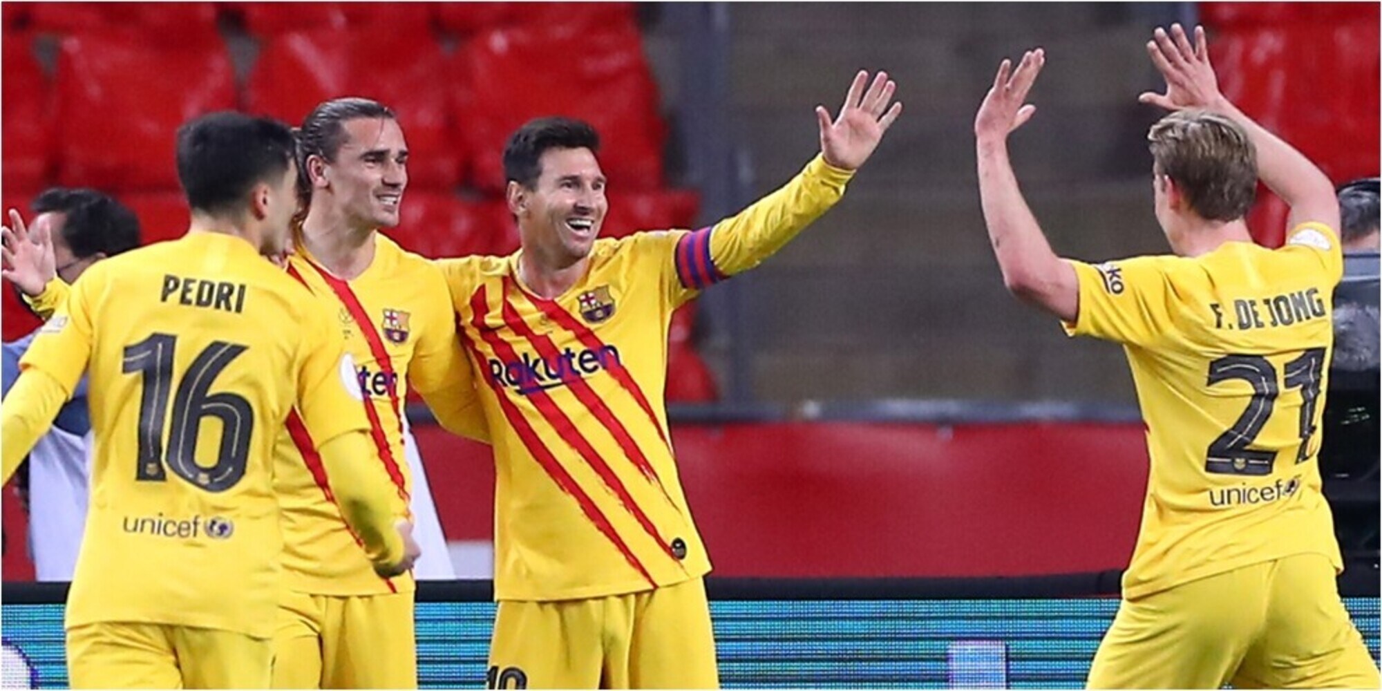 Messi e De Jong scatenati: il Barcellona vince la Coppa del Re