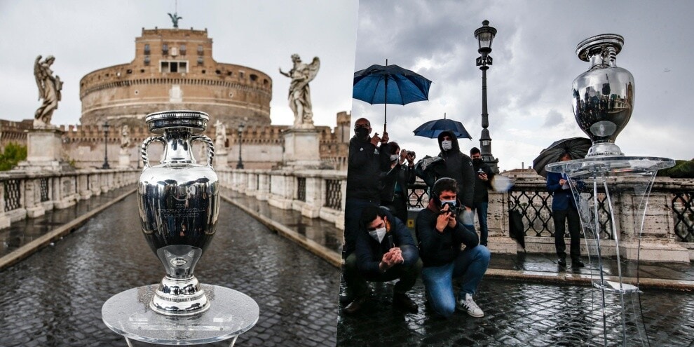 A Roma arriva la coppa degli Europei per il Trophy Tour!