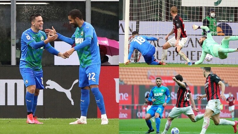 Calhanoglu, che gioiello! Raspadori stende il Milan con una doppietta