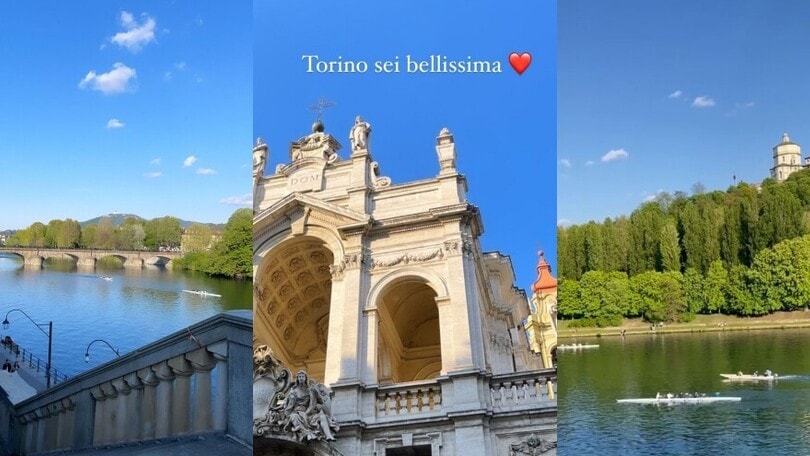 Juve, lady Chiesa innamorata: "Torino è bellissima"