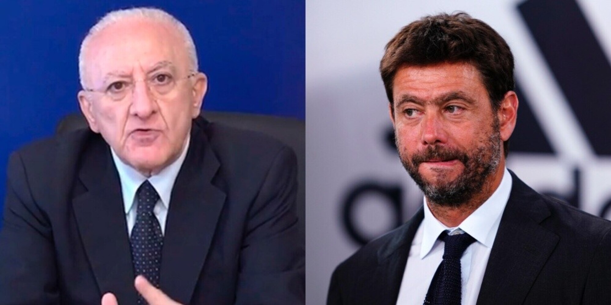 Juve, De Luca contro Agnelli: "Disastroso e masochista"