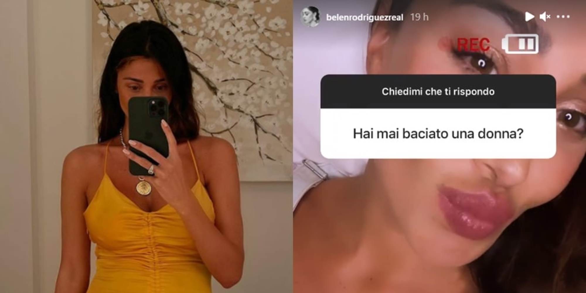 Belen: "Da adolescente ho baciato una donna..."
