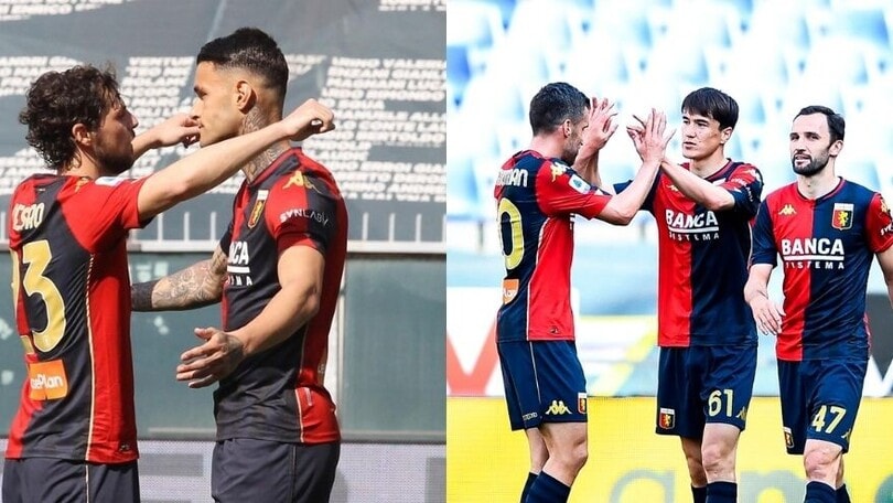 Scamacca-Shomurodov gol, Genoa batte Spezia 2-0