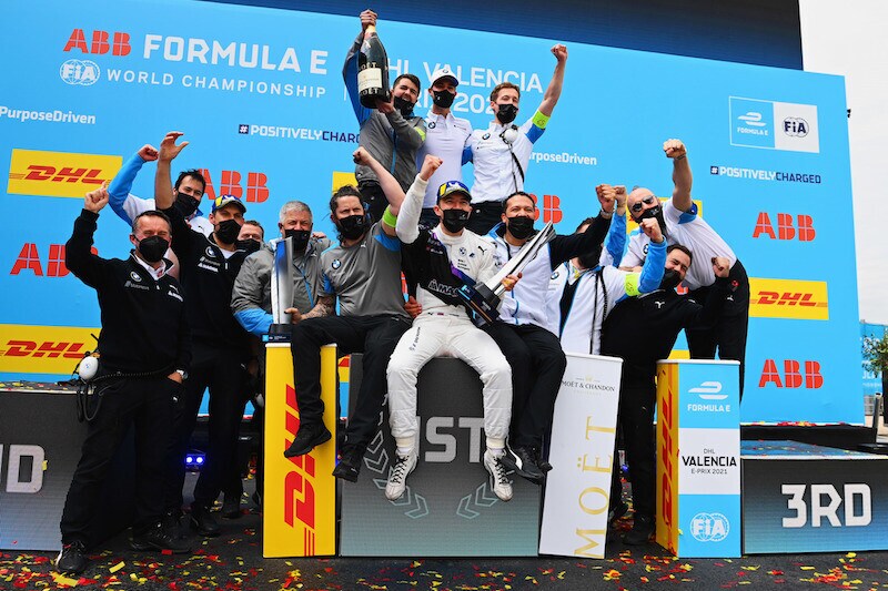 ePrix Valencia: BMW gara2 in vetta con Dennis, gioia Porsche e Mahindra