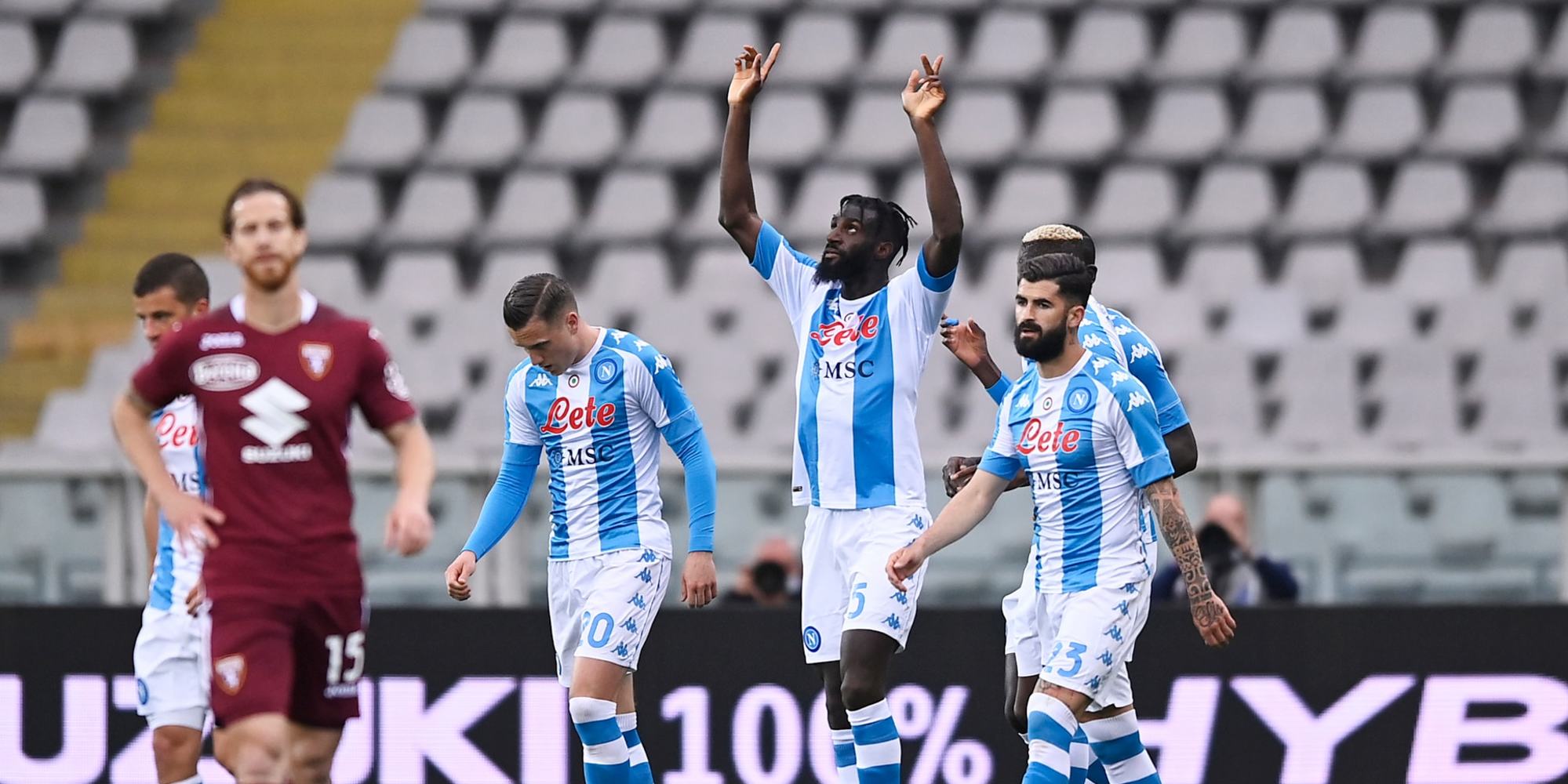 Serie A, Torino-Napoli 0-2: decidono i gol di Bakayoko e Osimhen