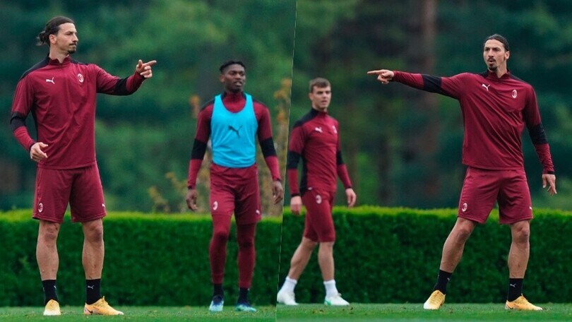 Milan, Ibrahimovic c'è: fa lui l'allenatore!