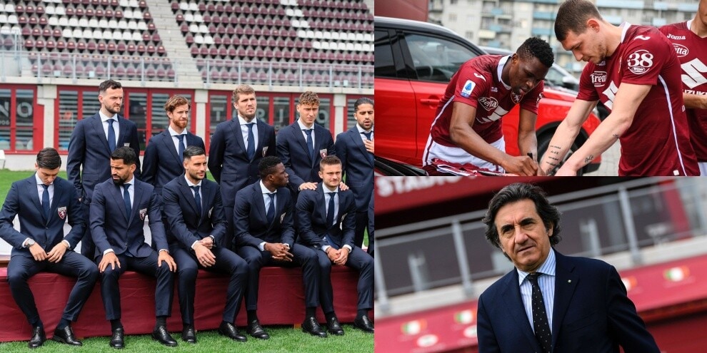 Torino, ecco il backstage della foto di squadra