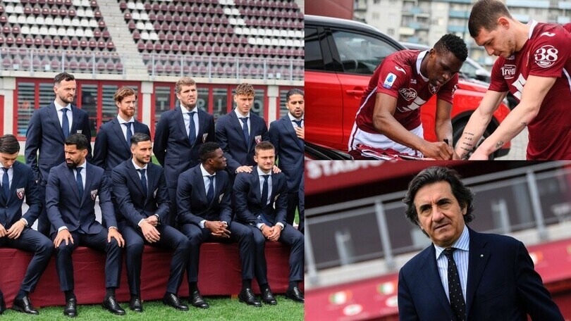 Torino, ecco il backstage della foto di squadra
