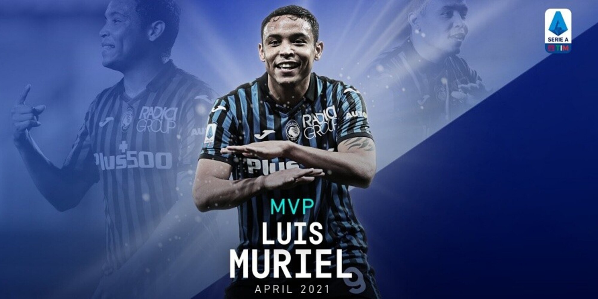 Serie A, è Muriel il giocatore del mese di aprile