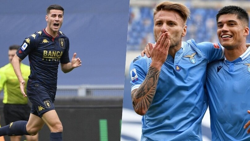 La Lazio con il brivido: 4-3 al Genoa, Correa scatenato