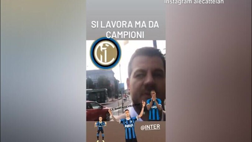 Cattelan festeggia lo Scudetto: "Siamo noi i Campioni dell'Italia.."