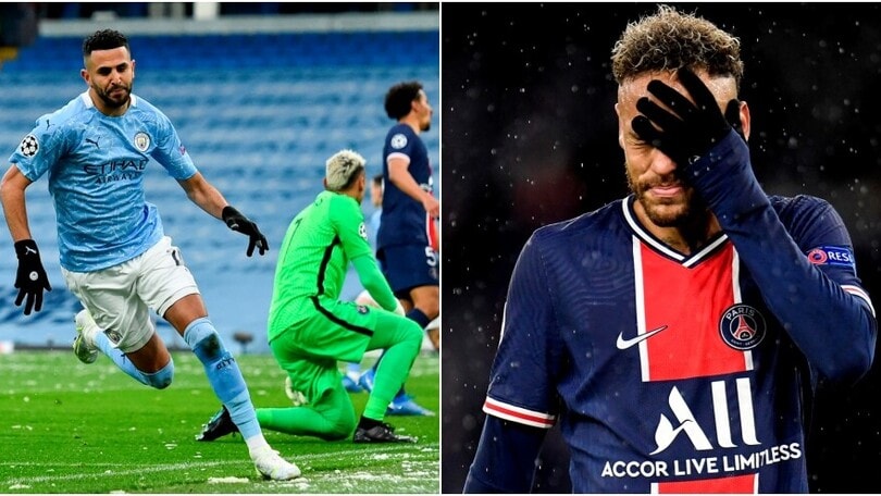 Super Mahrez, delusione Neymar: City in finale, Psg eliminato