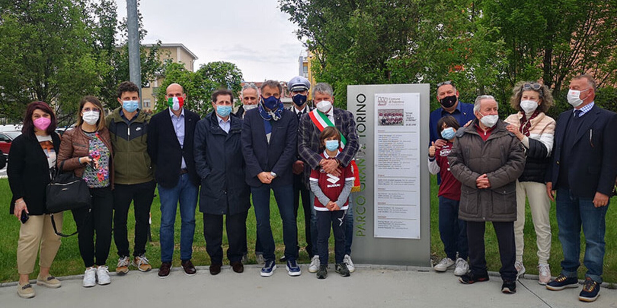 Grande Torino: Tolentino dedica un parco agli Invincibili