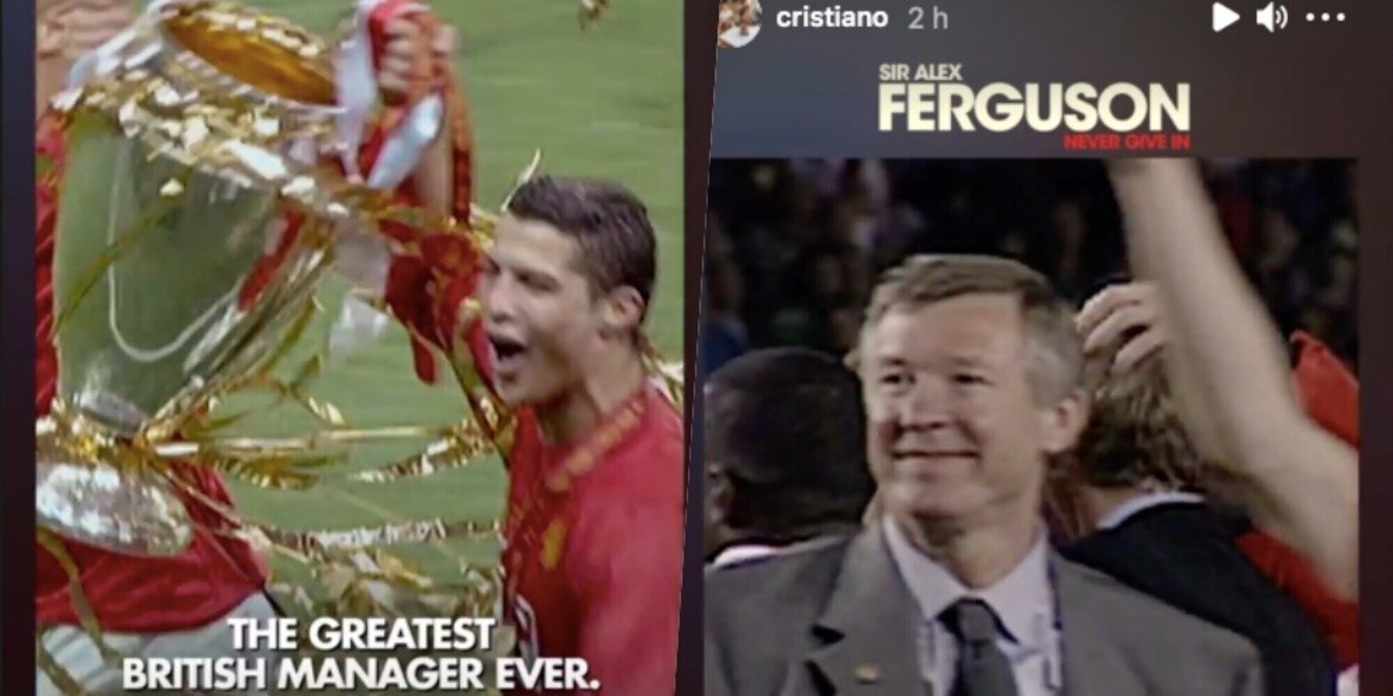 Cristiano Ronaldo celebra Ferguson con il trailer del documentario