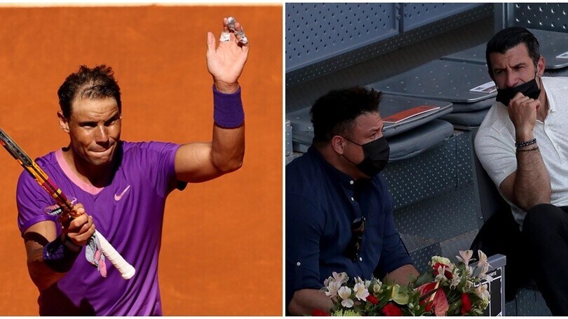 Ronaldo e Figo, una coppia di tifosi speciali per Nadal