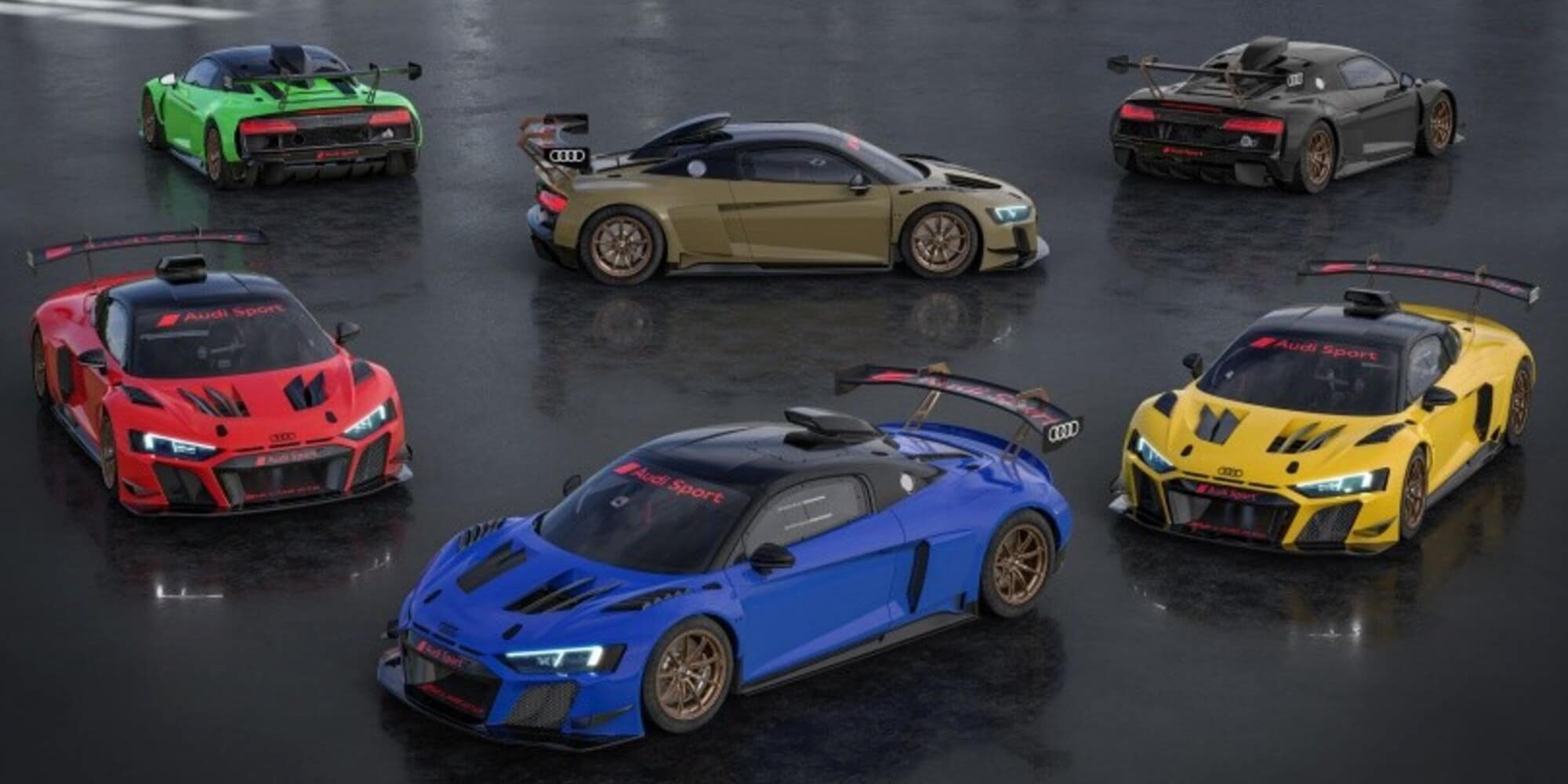 Audi R8 LMS GT2, colori speciali per la vettura da pista