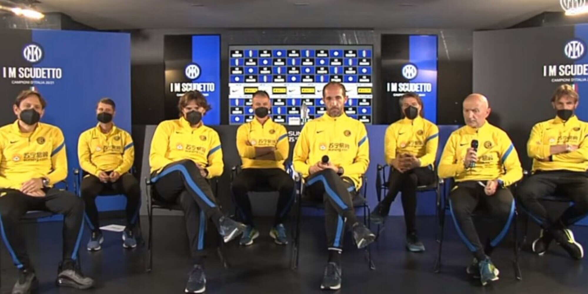 Inter, lo staff di Conte: "Scudetto? Siamo stati grandiosi"