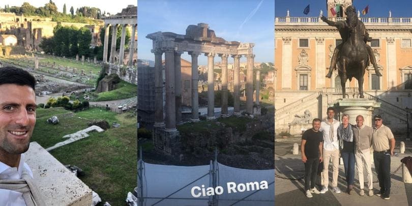 Djokovic a Roma per gli Internazionali d'Italia 2021