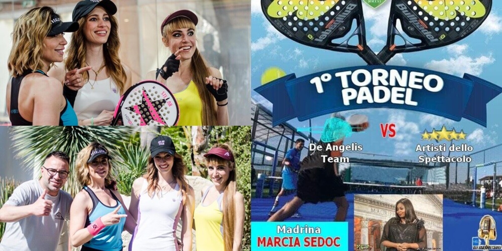 Padel, parte il Torneo Vip: ci sono la Viero, la Camarda e la Pedrelli!