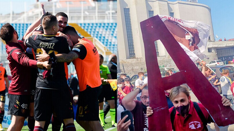 Salernitana, inizia la festa: in Serie A dopo 23 anni!