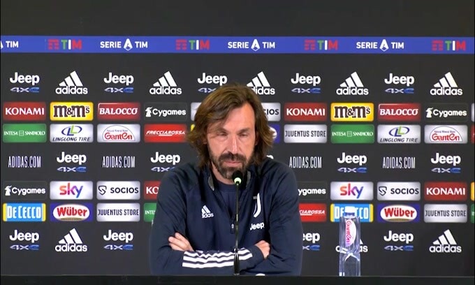 Pirlo: "Ronaldo riposa? Vediamo come sta"