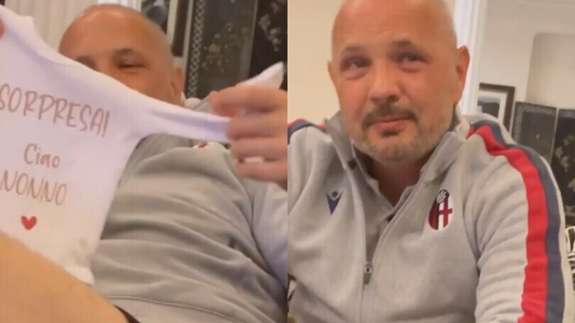 Mihajlovic, lacrime e commozione per la sorpresa di Virginia