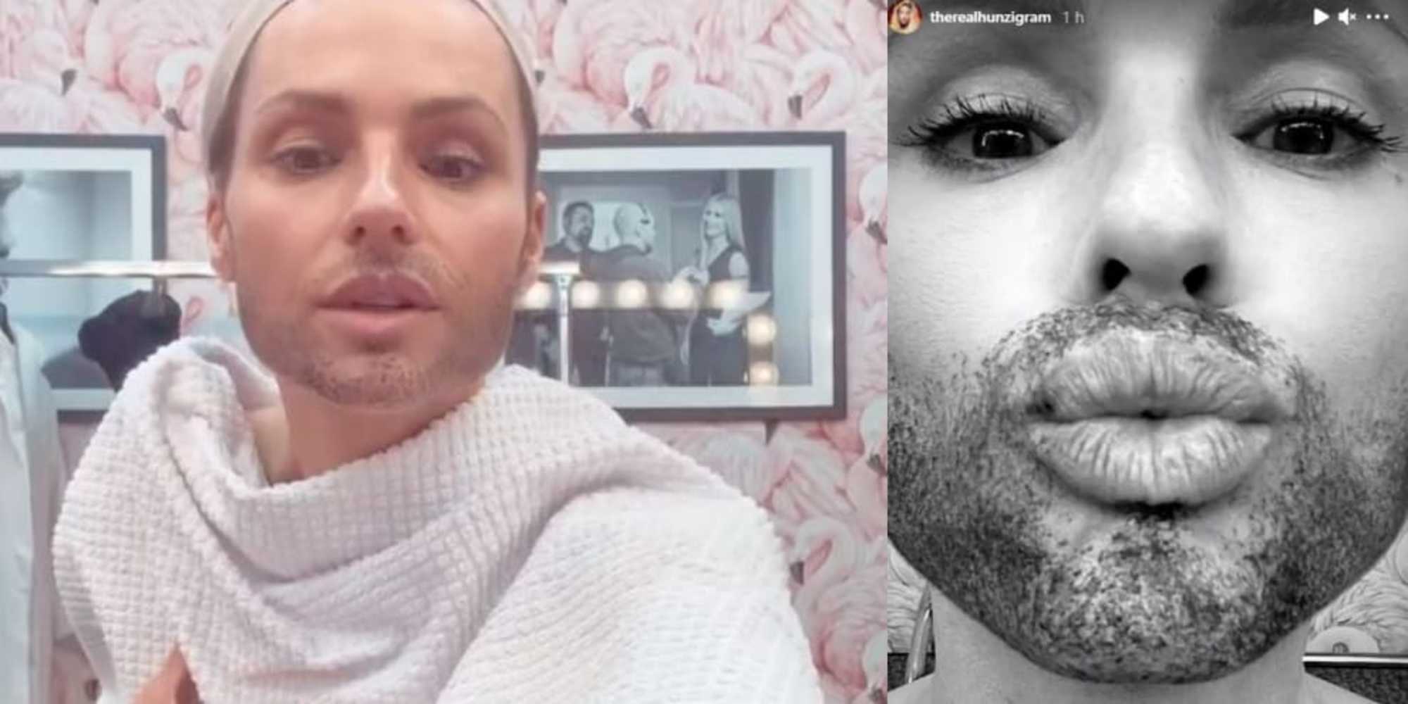Michelle Hunziker con la barba! Svelato il motivo del travestimento...