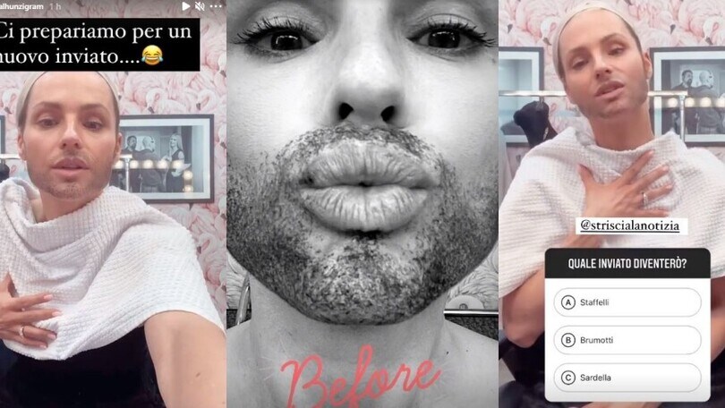 Striscia la Notizia, a Michelle Hunziker cresce la barba!