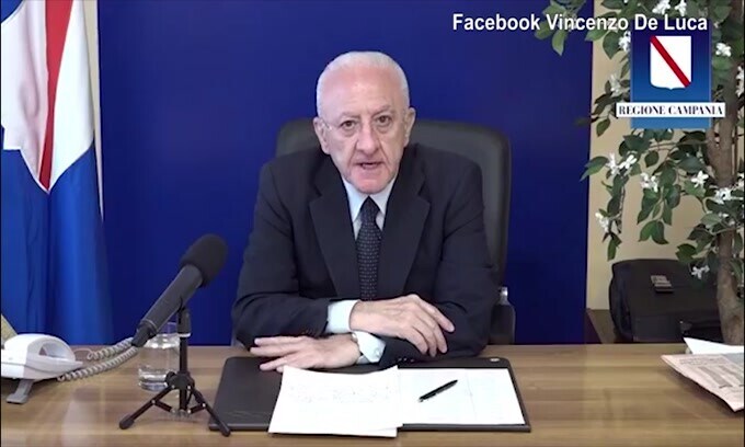 De Luca: "Napoli, la Champions per rilanciare la Campania"