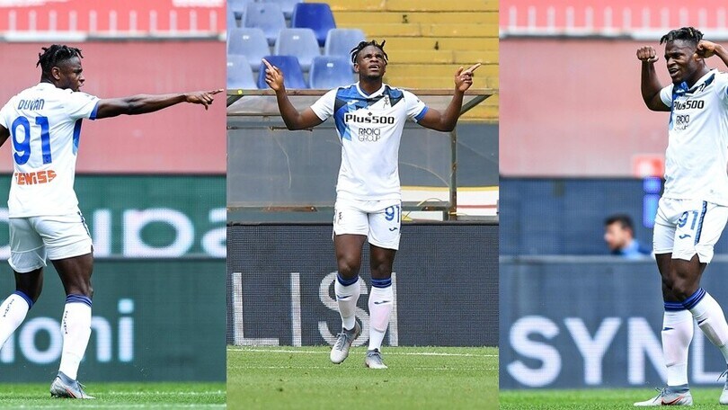 Zapata come Denis: è nella storia dell'Atalanta. Genoa ko 4-3