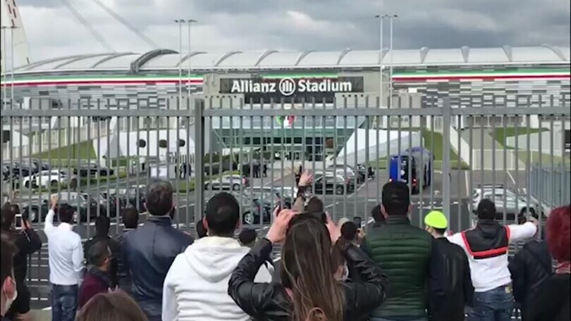 Juventus-Inter: l’arrivo del pullman nerazzurro