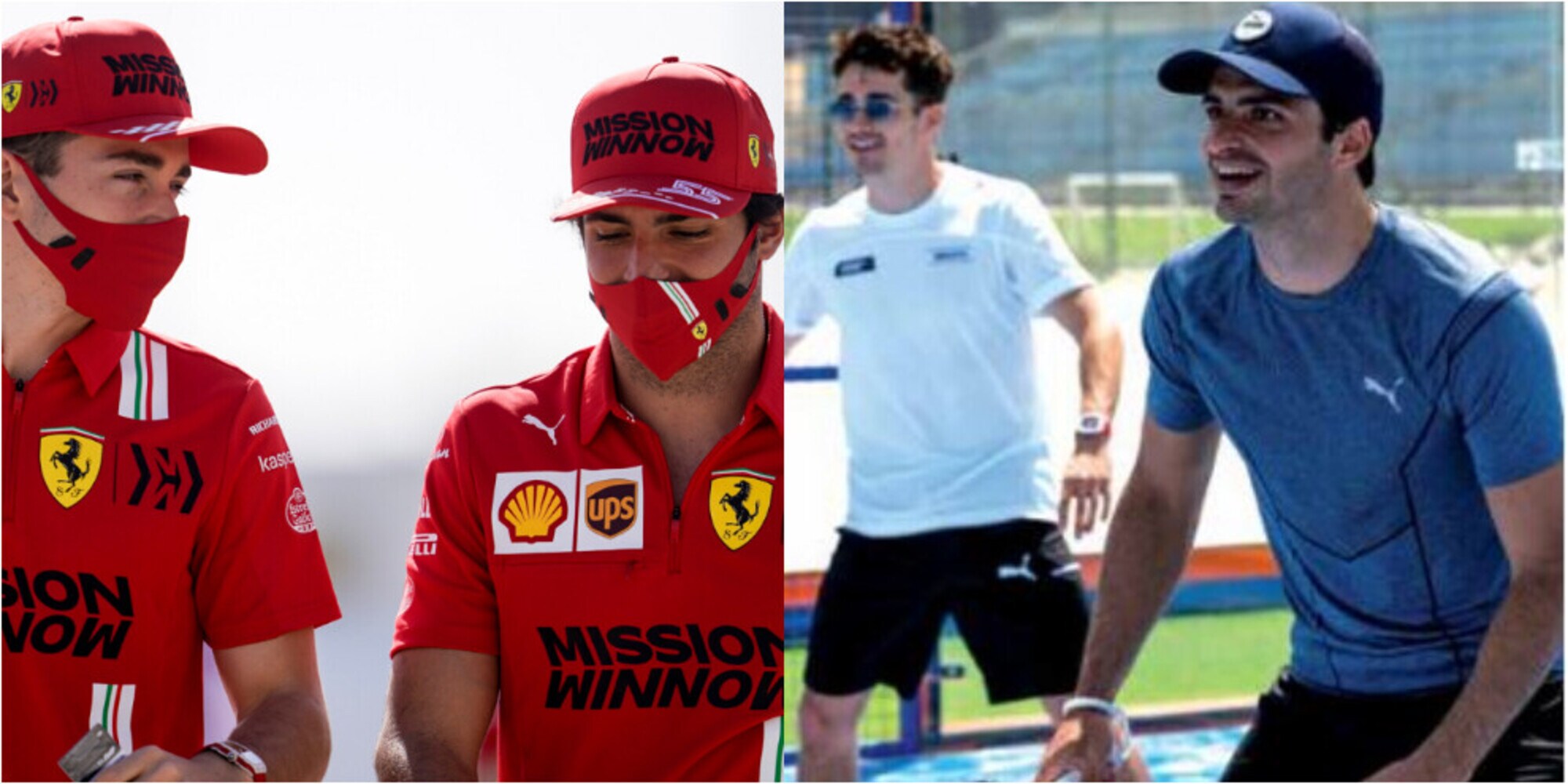 Sainz: "Sarebbe bellissimo un torneo in coppia con Leclerc"