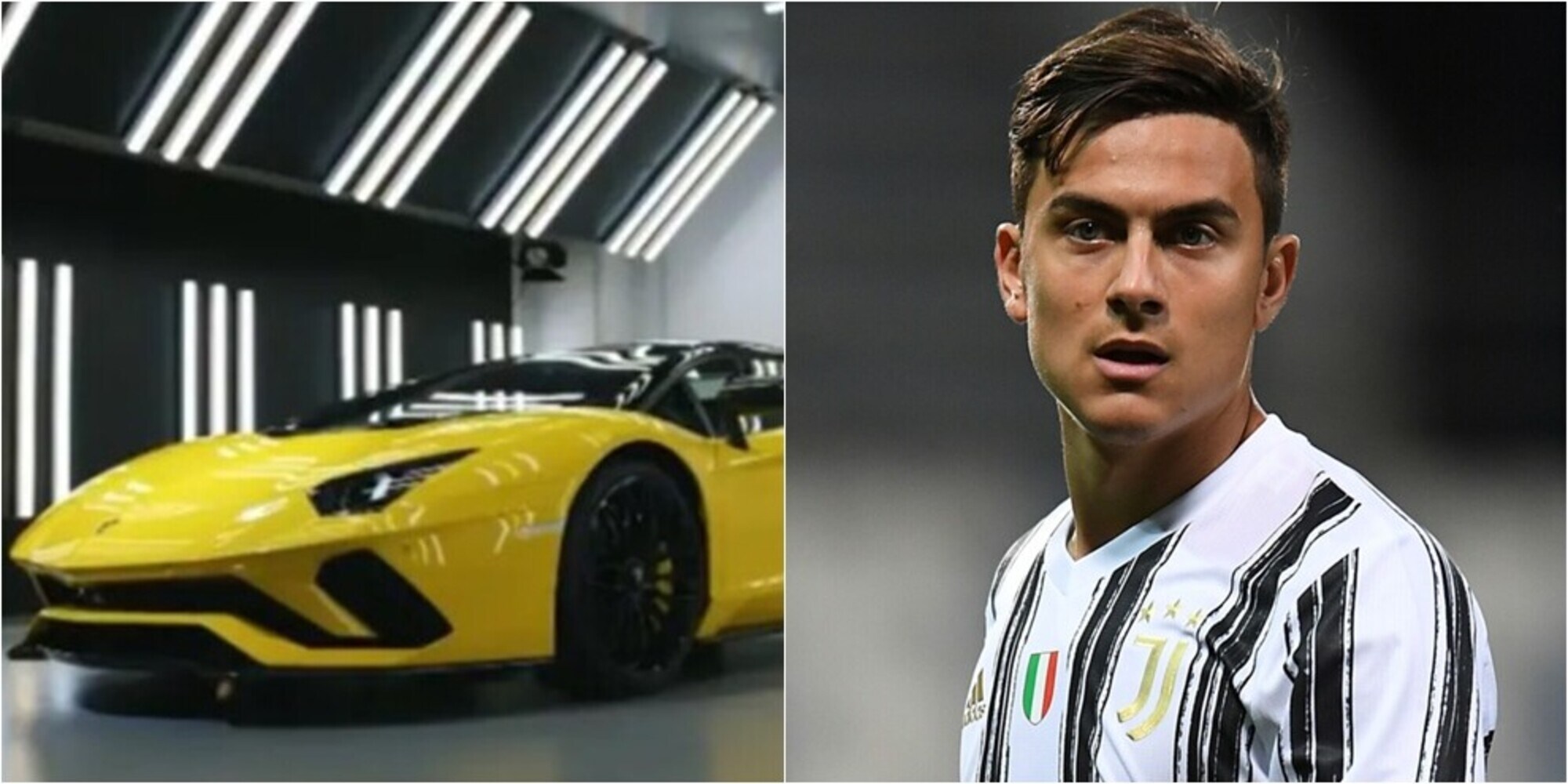 Juve, Dybala festeggia i 100 gol in bianconero con una Lamborghini