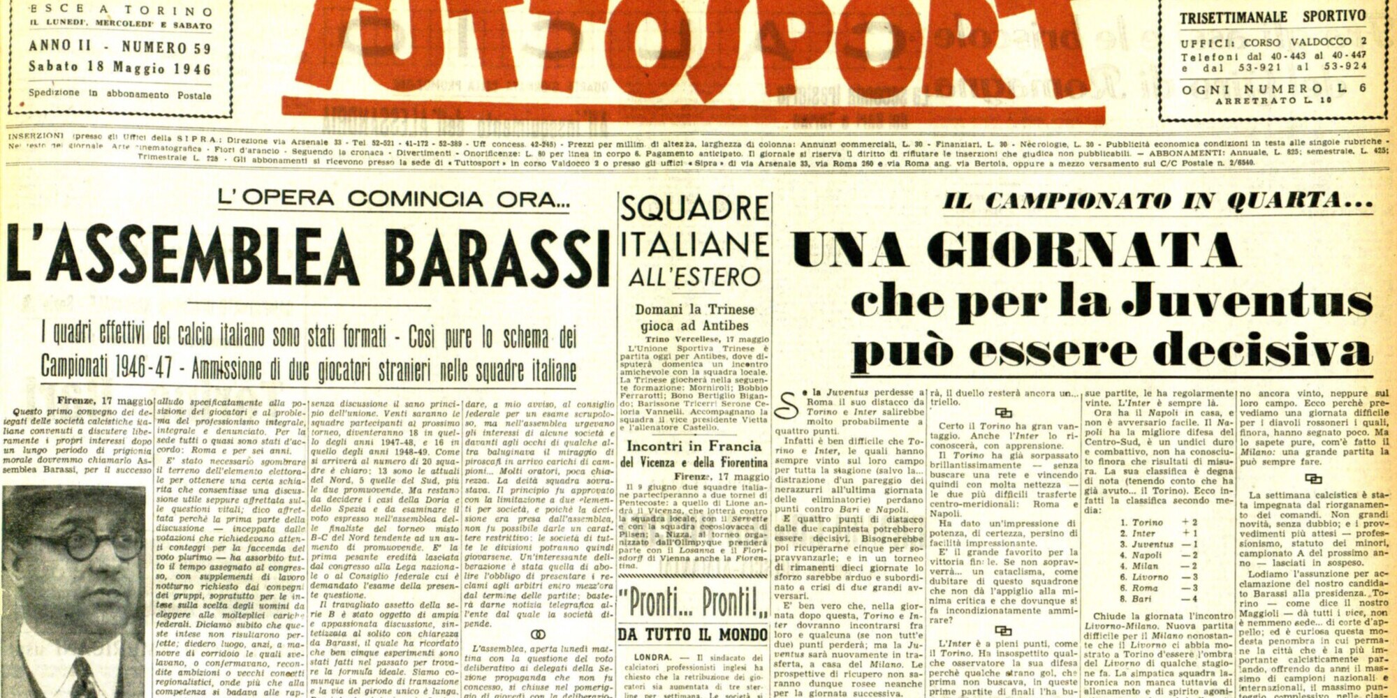 Barassi diventa presidente della Figc all'unanimità