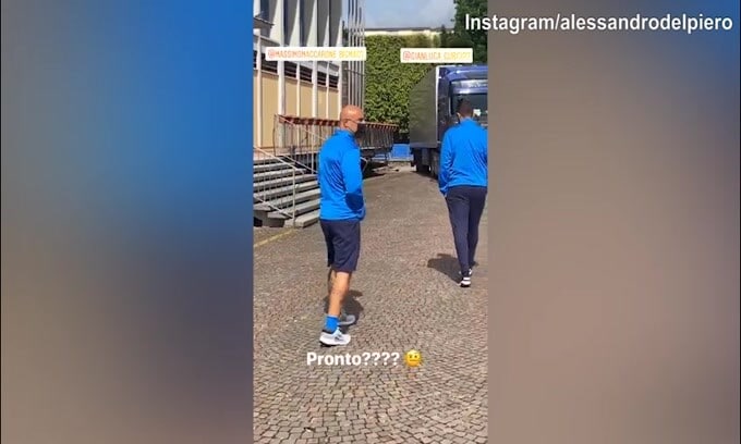 Del Piero, che risate con De Rossi e Big Mac!