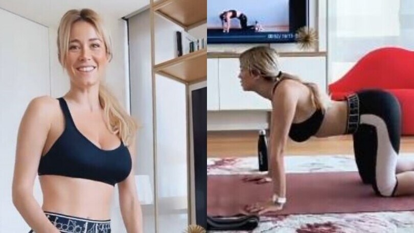 Diletta Leotta e lo yoga: gatto-mucca per superare la prova costume