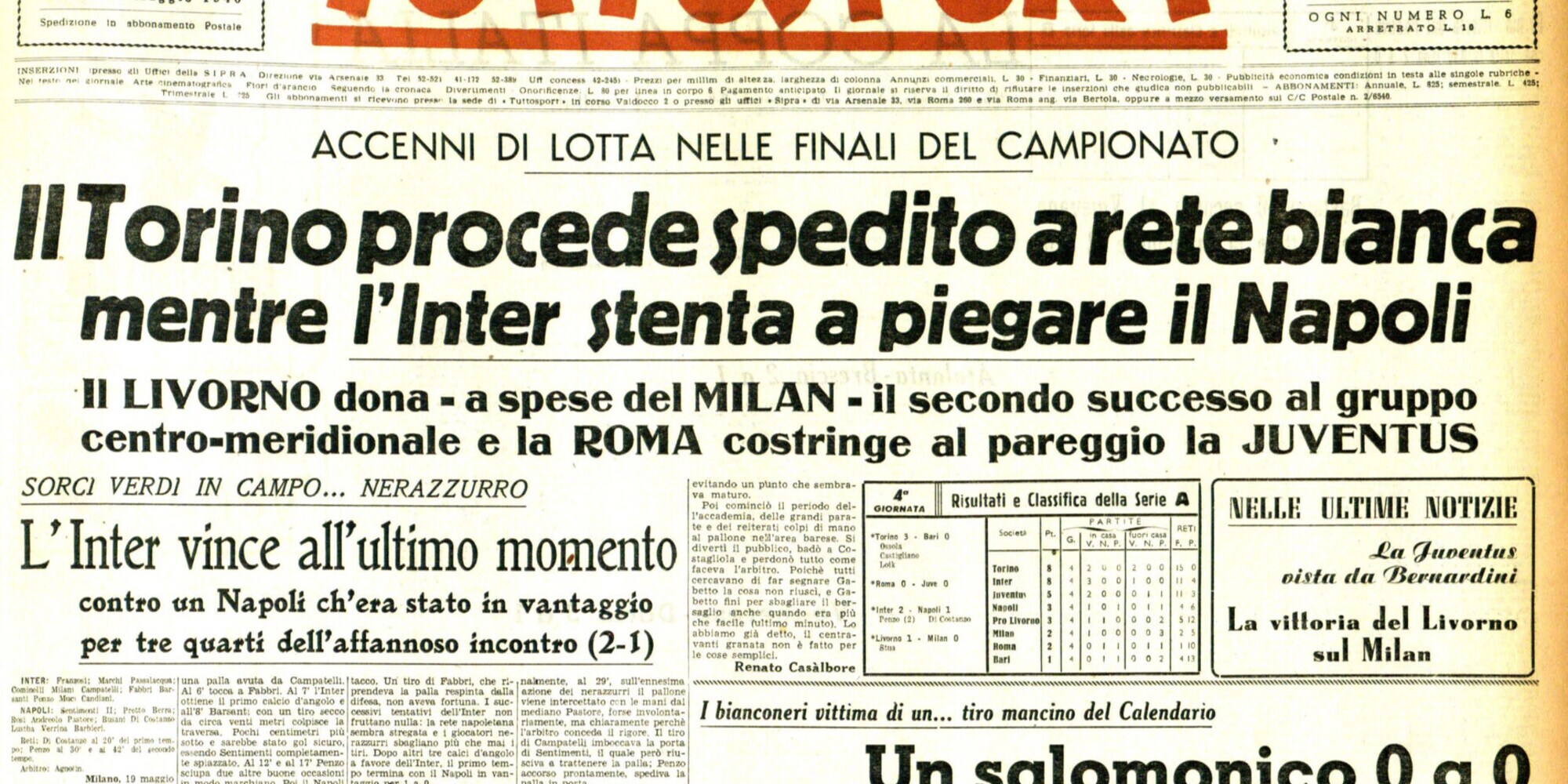 Inter-Napoli, una sfida da... "sorci verdi"!