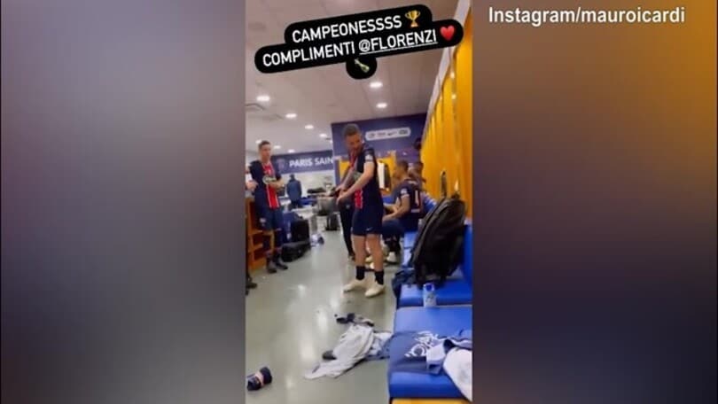 Psg, Mauro Icardi: lo scherzo a Florenzi è...a sorpresa!